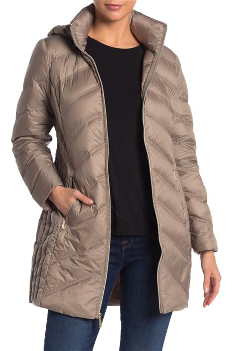 nordstrom rack michael kors women's|Michael Kors hooded jacket.